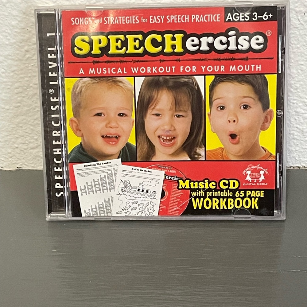 Speechercise Age 3-6+: Level 1 - Audio CD - VERY GOOD